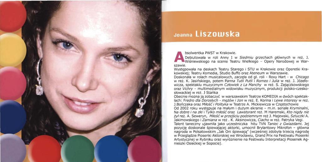 Absolwentka PWST w Krakowie. Debiutowała w roli Anny I w Siedmiu grzechach głównych w reż. J. Wiśniewskiego na scenie Teatru Wielkiego - Opery Narodowej w Warszawie.