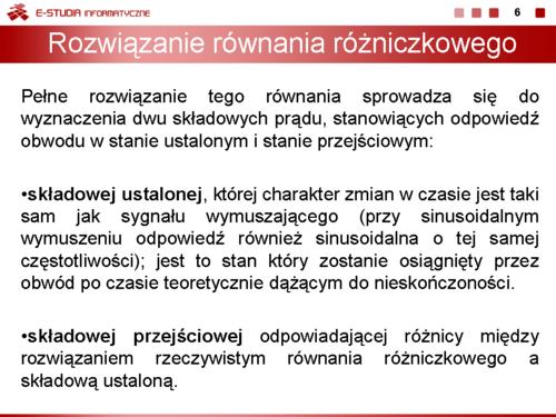 Dla wprowadzenia tej metody przyjmijmy, że rozważany jest obwód szeregowy RLC zasilany ze źródła napięcia sinusoidalnego Z prawa napięciowego Kirchhoffa wynika następujący związek między napięciami