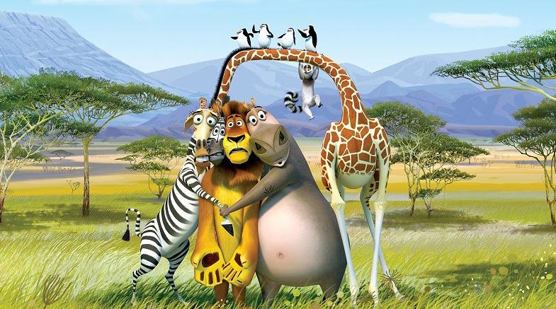 Madagaskar 2 Doskonała komedia dla dzieci i dorosłych.
