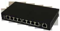 Switche PoE do 4/8 kamer IP z zasilaczem, 10/100Mb/s,