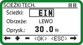 STEROWANIE ARTIS Fahrgassen (= úcieüki tech) - Úcieüki technologiczne sπ automatycznie zliczane przez sterowanie.