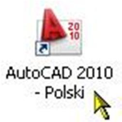 Rysunek 1.1 Ikona uruchamiająca program Program instalacyjny przygotuje ikonę uruchamiającą system AutoCAD na pulpicie.