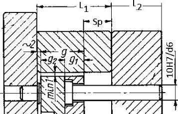 Przykładowe zadanie 11. Na rysunku przedstawiono fragment projektu formy wtryskowej.