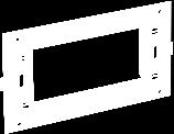 Placă suport, duble TG-UPM2 transparent 1 2,550 6119 95 6 Placă suport pentru montarea aparatelor Modul 45 până la o lăţime dublă =