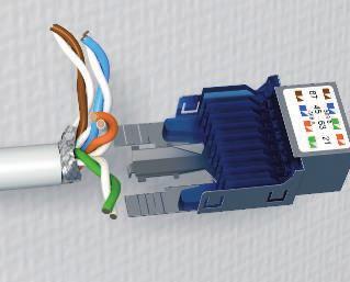 Ghid de montaj module de conectare pentru tehnica datelor Cat. 5e şi Cat.