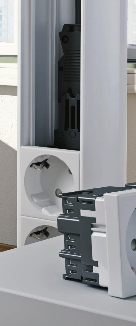 Sistemų Modul 45connect, kištukinių lizdų ir įrengimo priedų projektavimo informacija Kas yra Modul 45connect?