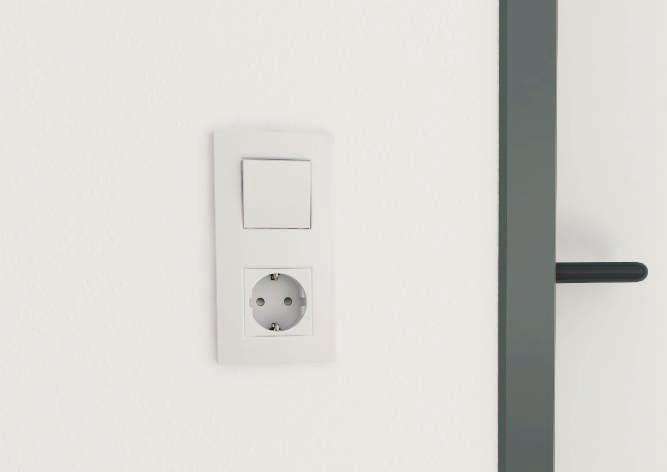 Montavimas po tinku ir konstrukcinėse sienose, naudojant Modul 45 Modul 45 potinkinių ir virštinkinių adapterių sistemų projektavimo informacija Daug galimybių montuoti po tinku ir tuščiasienėje
