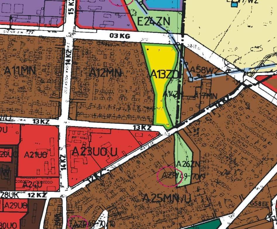3. Budynki usługowe wolnostojące 1 kondygnacja 1) Minimum nachylenia połaci dachu plan ustala 18 2) Maximum nachylenia połaci dachu plan ustala na 45