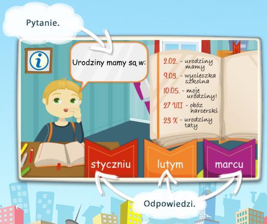 Wybierz wiele Instrukcja pokazuje w jaki sposób rozwiązać quiz typu Wybierz wiele.