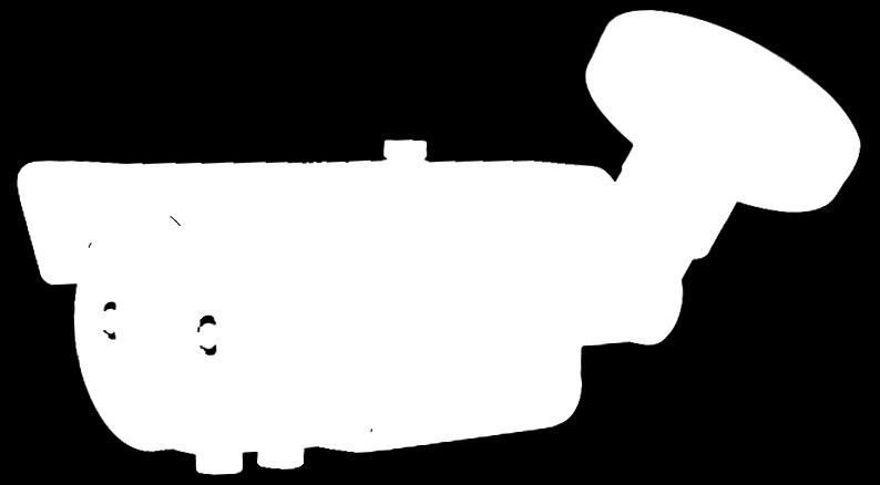 przetwornik 1/3" CMOS / funkcja Day - Night Color Cut / funkcje D-WDR, ATW, BLC, HLC / wbudowany promiennik IR do 70m [2 diody