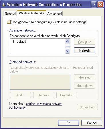 Dodatek A Używanie programu konfiguracyjnego AirPlus Xtreme G Utility w systemie Windows XP W systemie Windows XP, jeśli chcesz