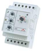 Termostaty Termostat Devireg 316 Elektroniczny termostat z możliwością pracy jako termostat różnicowy, z regulacją histerezy.