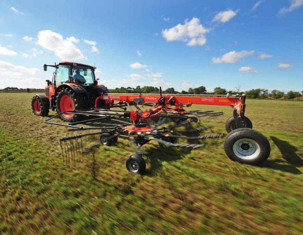 DO PRACY W NAJCIĘŻ Kubota RA2584 Palce zgrabiarki ProLine o