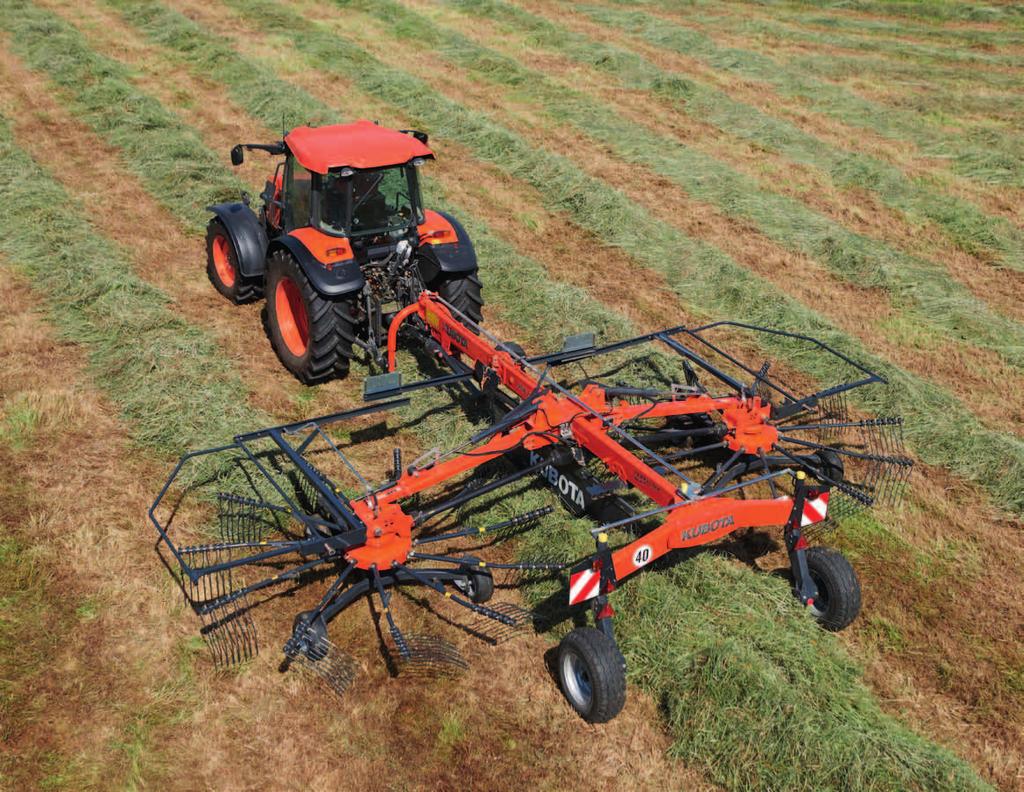 ODKŁADANIE POKOSU Kubota RA2072-