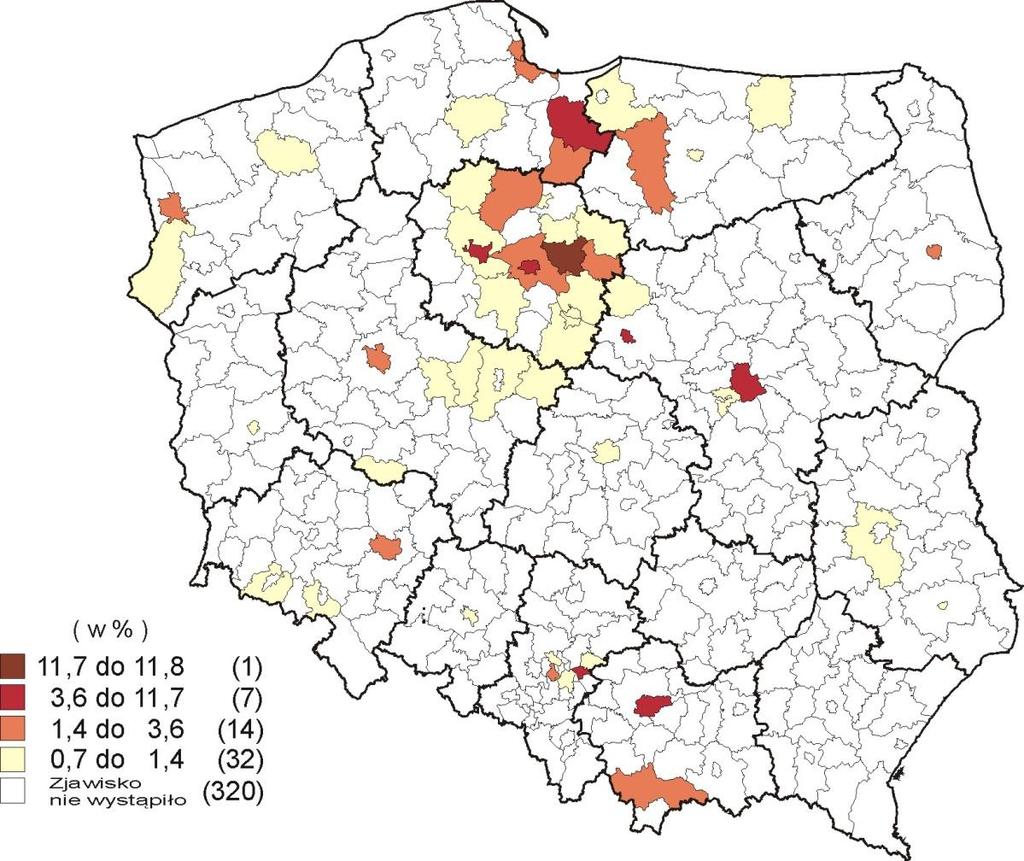 Golubiu-Dobrzyniu według województw (odwiedzający