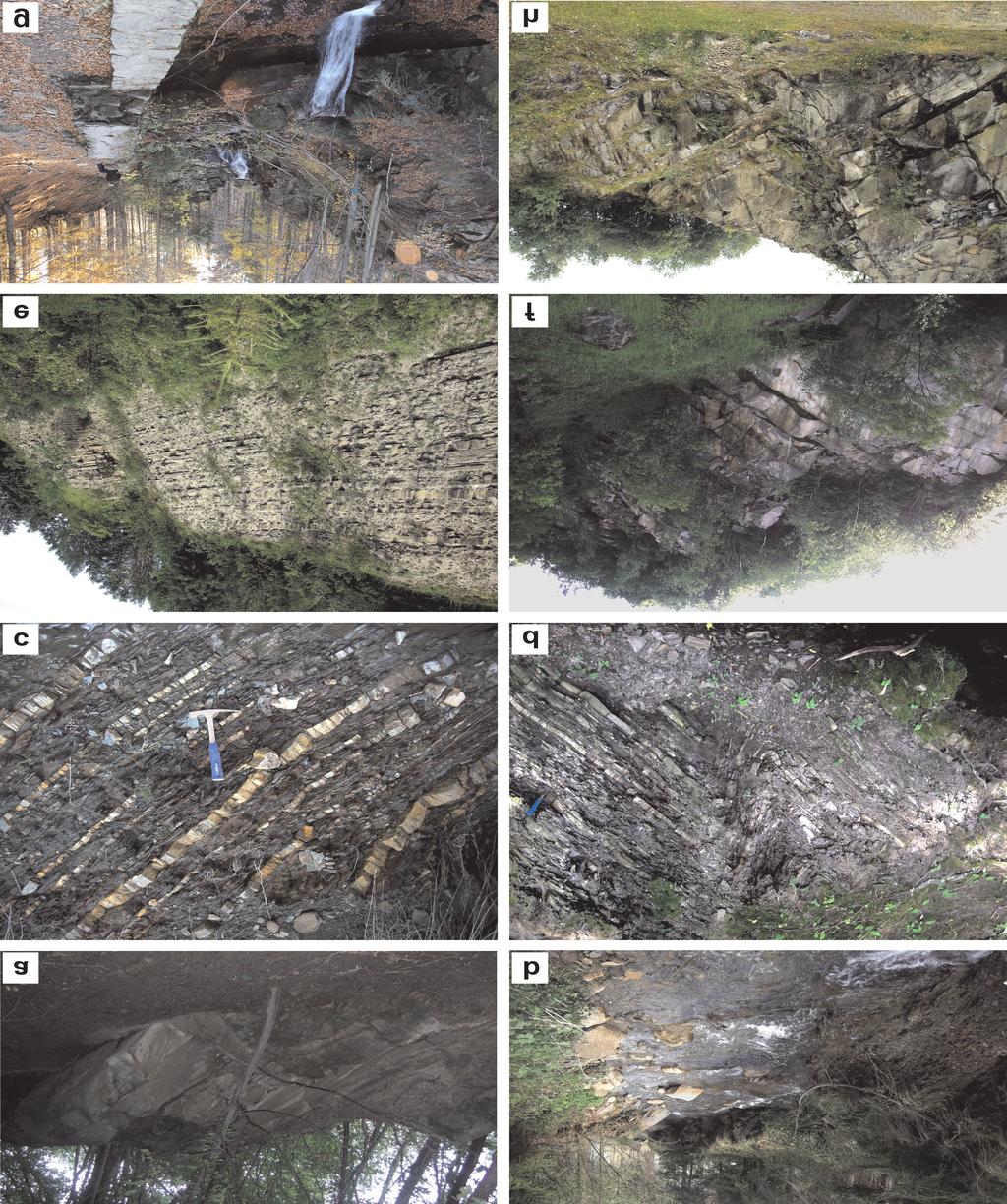 Przegl¹d Geologiczny, vol. 61, nr 5, 2013 Ryc. 3. Wybrane geostanowiska geoparku.