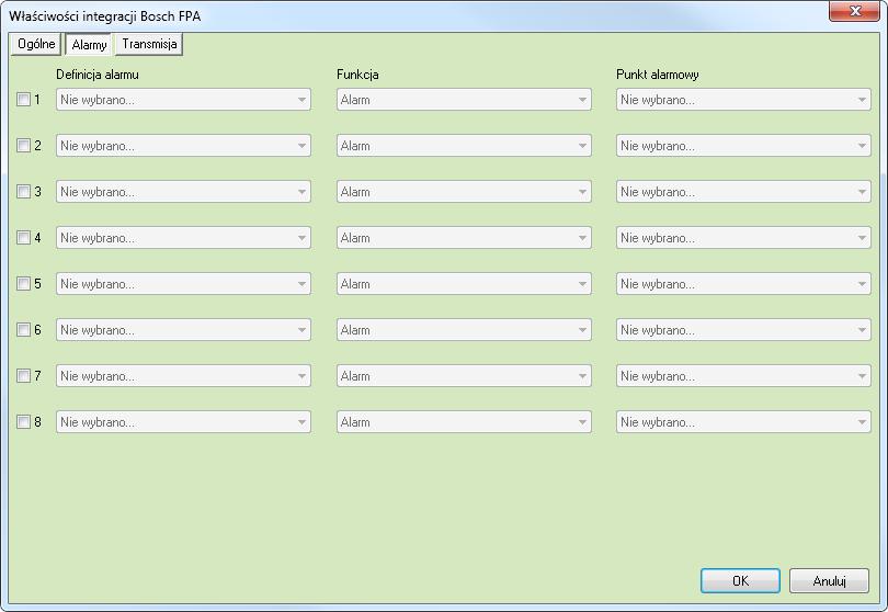 5.2 Zakładka Alarmy W tej zakłądce można
