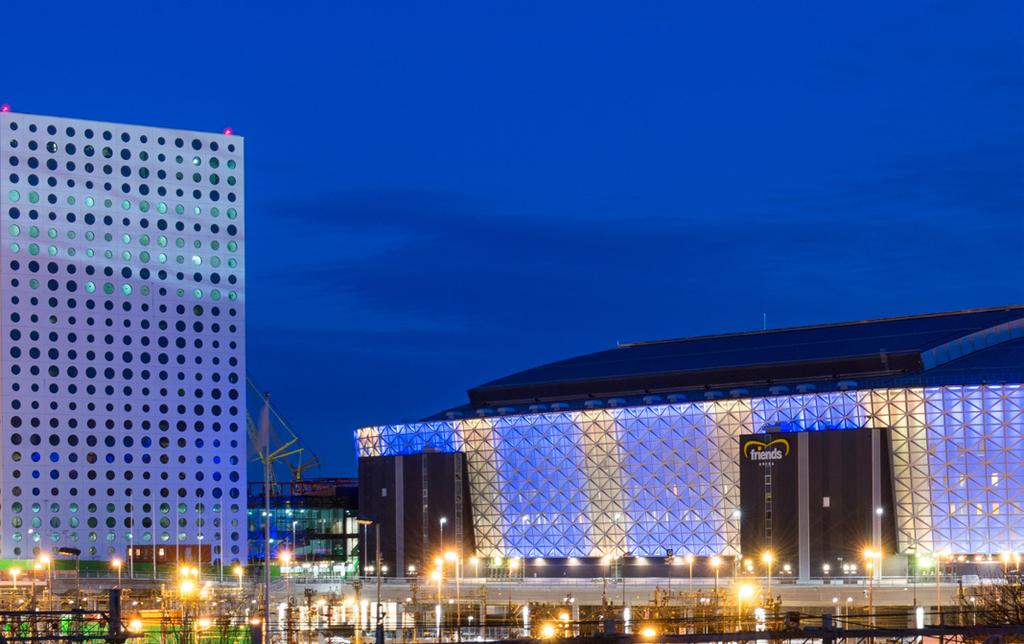 Poznaj Solnę Solna posiada strategiczne położenie między śródmieściem Sztokholmu i międzynarodowym lotniskiem Arlanda.