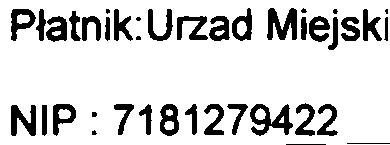 P³atnik: Urzad Miejski w