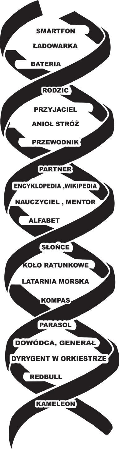 DNA lidera według przedstawicieli pokolenia Z 65 zawsze pod ręką niezbędna, ładuje energię ma swój kres, wytrzymałość bezkrytyczny, opiekuńczy, naucza, zawsze znajdziesz w nim wsparcie, troskliwy,