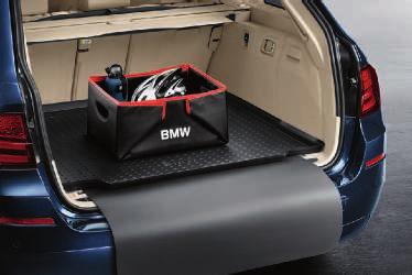 Belki nośne wykonane są z wysokowytrzymałych aluminiowych profi li rurowych. Bagażnik dachowy BMW Pojemnik dachowy BMW, dł. x szer. x wys.
