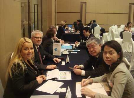 Po seminarium nastąpiła sesja spotkań bilateralnych z firmami koreańskimi, które na podstawie wcześniejszych informacji rejestrowały się do poszczególnych regionów.