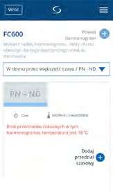 możliwość ustawienia domyślnych harmonogramów, które już są wbudowane w aplikację lub zmodyfikować je zgodnie z własnymi preferencjami.