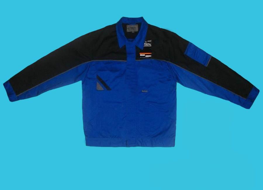 Kurtka PROFESSIONAL blue/black Bluza typu ''szwedzkiego''professionalo wyjątkowo atrakcyjnym wzornictwie i doskonałej funkcjonalności, wykonana z bardzo wytrzymałej specjalistycznej tkaniny 65%