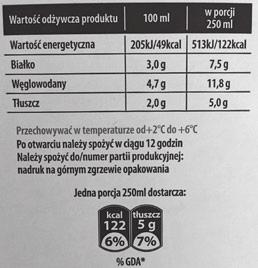 można znaleźć również zalecenie, w jakiej temperaturze najlepiej ten produkt