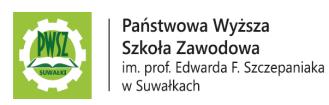 2017 Zamawiający: Zamawiającym jest: Państwowa Wyższa Szkoła Zawodowa im. Edwarda F. Szczepanika w Suwałkach Adres: ul.