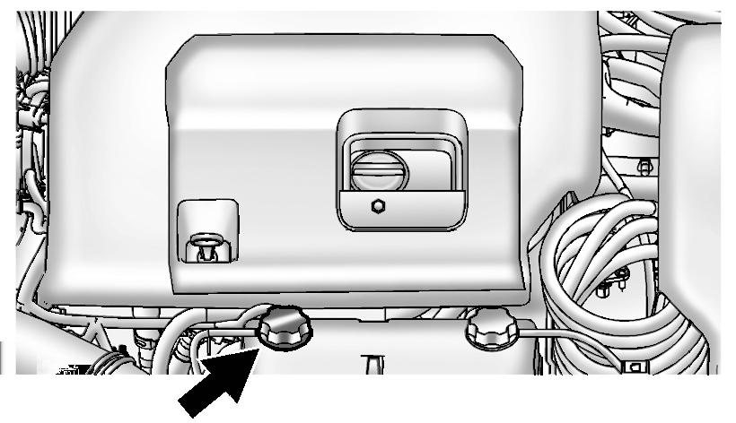 Poziom zimnego płynu chłodzącego silnik powinien sięgać powyżej oznaczenia. W razie potrzeby dolać odpowiednią ilość płynu.