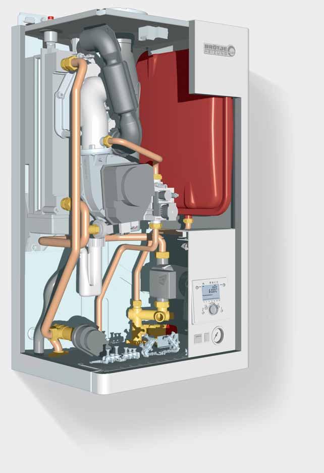 KOMPAKTOWO NA ŚCIANIE W JEDNEJ Z TRZECH KOMFORTOWYCH WERSJI EcoTherm Kompakt WBC: dobry komfort