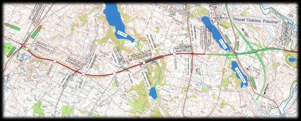 l.p. Obiekt Typ konstrukcji niosącej 1 WS-1B/16 Ustrój łukowy z prefabrykatów z betonu zbrojonego 2 WD-2B/16 Ustrój ramowy belkowy 3