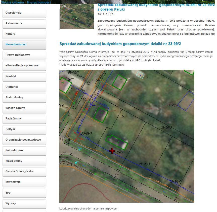 Węzeł infrastruktury informacji przestrzennej Moduł SDI Proponujemy zamieszczać w danych