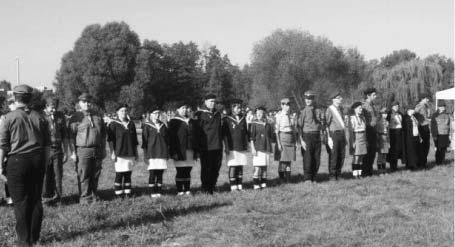 Phm. Monika Pawełczyńska-Ślusarczyk Komendant Szczepu Harcerskich Drużyn Sokolich studentka teologii kultury UKSW 90 lat Hufca ZHP w Pruszkowie Płyń nam zawsze i nie ustawaj o wielka rzeko historii