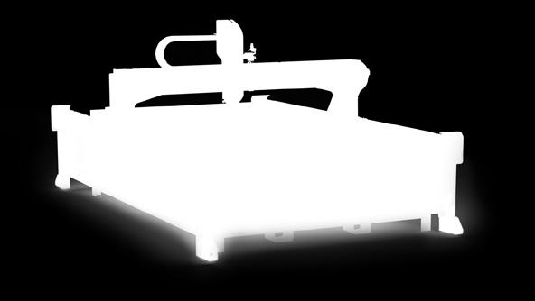 Wymiary systemu Mach 4 Dostępne w rozmiarach od: 2 m x 2 m do 4 m x 14 m [6,5 ft x 6,5 ft do 13,1 ft x 46 ft] WYCINARKA WODNA