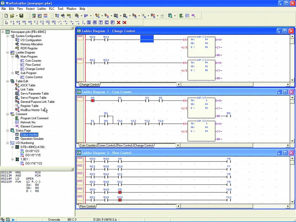 Sterowniki PLC FATEK oprogramowanie WinProladder oprogramowanie Bezpłatny program narzędziowy Automatyczne wykrywanie