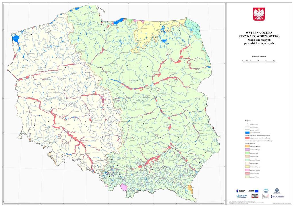 2.3. WSTĘPNA OCENA RYZYKA POWODZIOWEGO MAPA ZNACZNYCH POWODZI HISTORYCZNYCH 2.3.1.