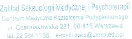 Z '3, 3e~.s~O'Qq" Medy, nó' p, K _.~ (e k 11, J ~ 1?II { 'l 0(. bl{j'~dzi - ~.:u. tfflorsjłetu Med)oznego w!\al., pro(, dr hab. n. med CzeslBw Marcisz ", -, Warszawa 2016-05-08 OCENA ROZPRAWY studentów wybranych uczelni'.