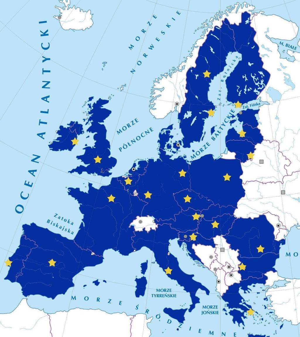 KRAJE Kraje Unii Europejskiej oraz: Islandia, Liechtenstein,