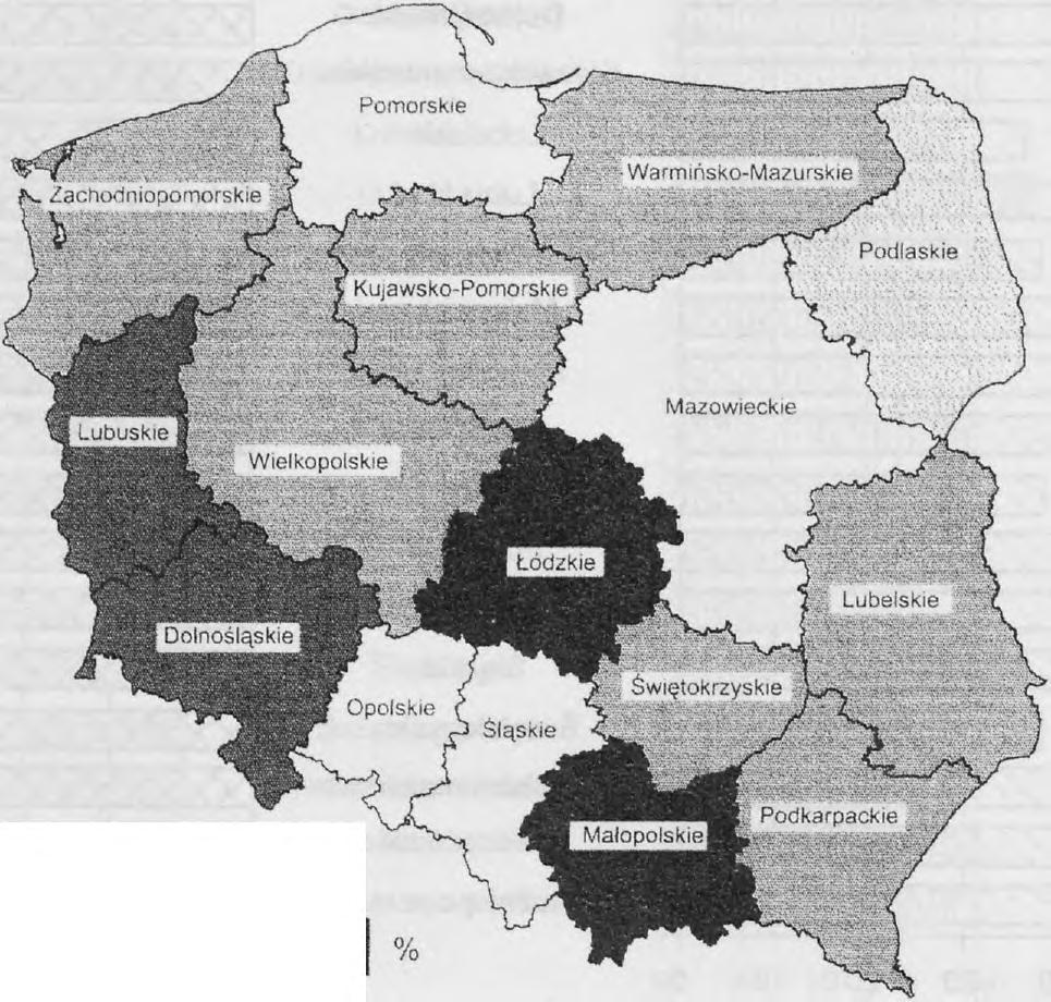 33-35 36-38 Pomorskie jomorski«warmińsko-mazurskie