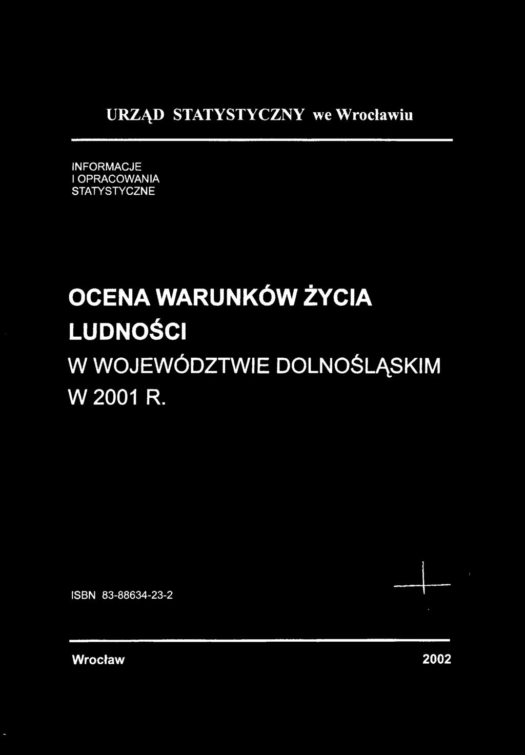 WARUNKÓW ŻYCIA