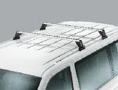 Oryginalne akcesoria Volkswagen Podstawy bagażnika Wykonane z aluminium podstawy bagażnika o aerodynamicznym kształcie umożliwiają montaż
