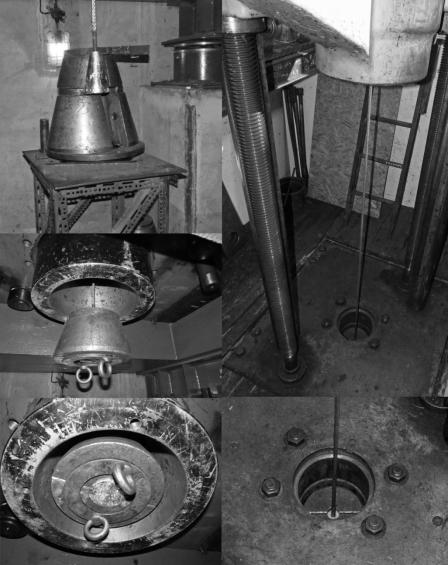 Mocowanie stożków w uchwycie Before test the sample length, diameter, and the actual