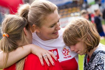 Podczas rozgrywek na twarzach dzieci gościł zarówno uśmiech jak i łzy porażki, były niesamowite