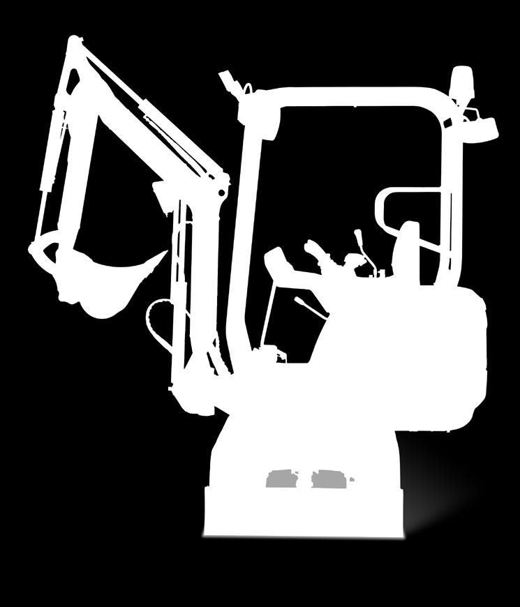 wysięgnikiem: 1290 / 1320 1 mm Tylny promień obrotu: 980 mm Zwis