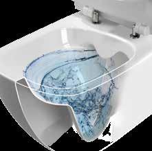 czyszczenie. CleanOn technology The special shape of the toilet, without inner rim, enables easy cleaning of bowl.