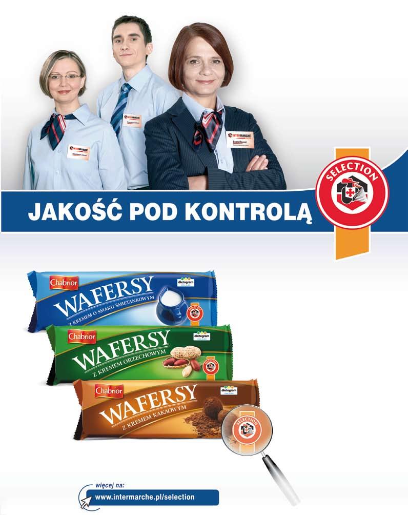 wafle Chabrior z kremem kakaowym z kremem orzechowym z kremem o smaku