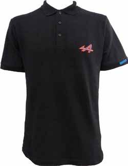 Alpine Wygodna koszulka polo, 100% bawełna, dzianina w splocie piqué, 220