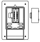 Nadajnik korzysta z 2 baterii AAA, IEC LR3, 1,5 V.